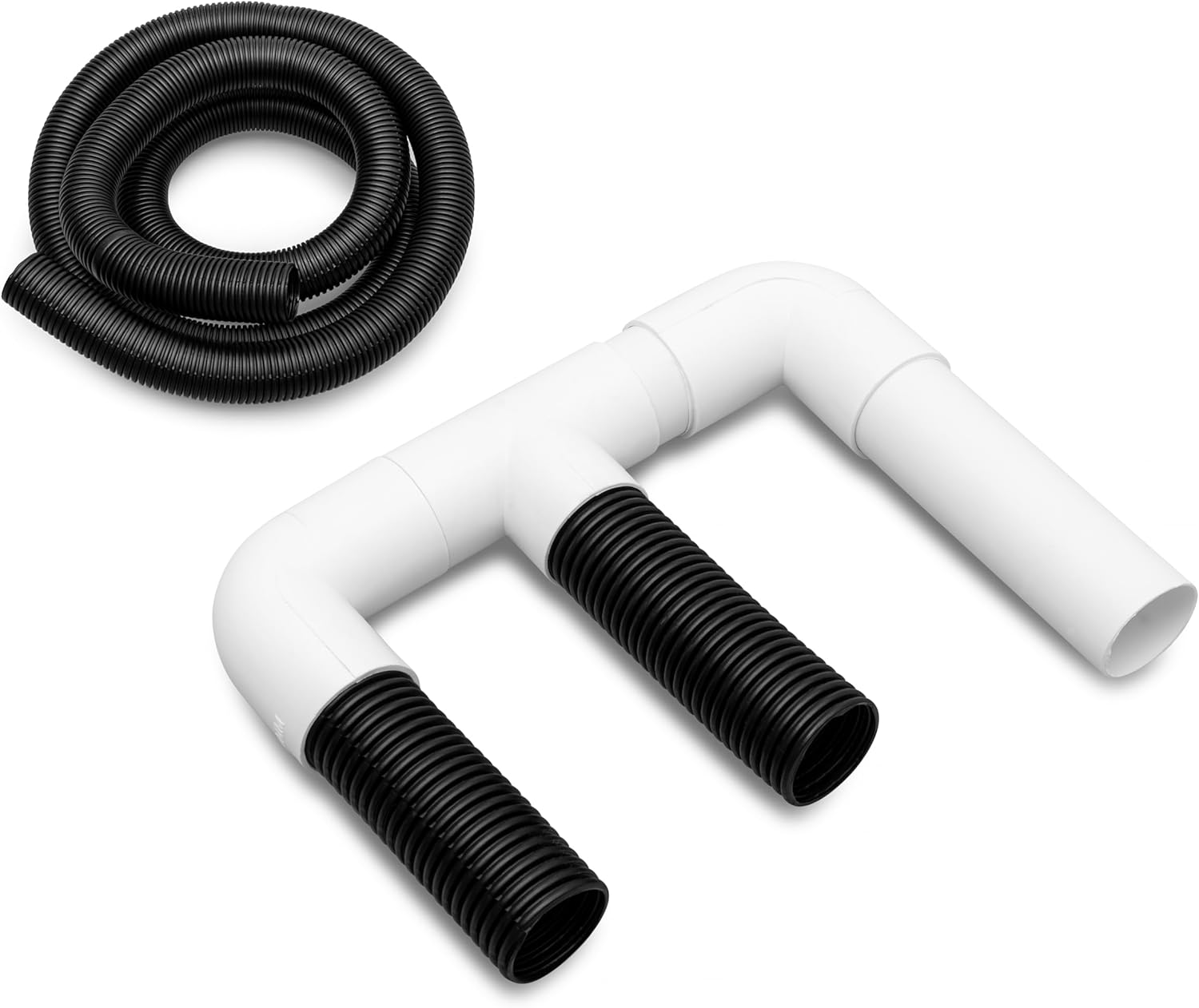 JALMATECH Double Caravan Waste Water Outlet Pipe Kit 1m Hose with
