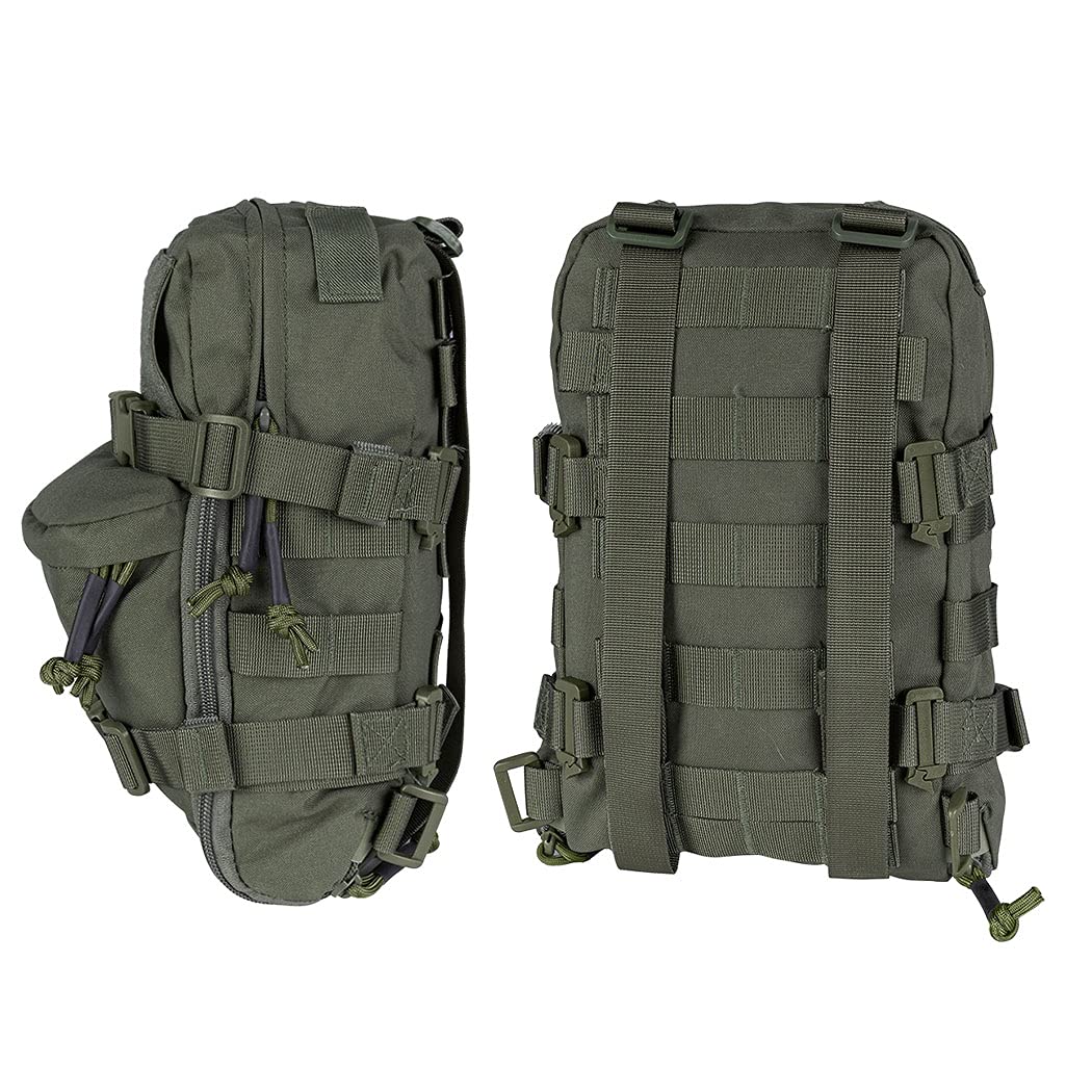 IDOGEAR Mini Taktische Molle Trinkrucksack Aufbewahrungstasche Rucksack Weste Taktische Rucksack Rucksack Outdoor (Ranger Green)