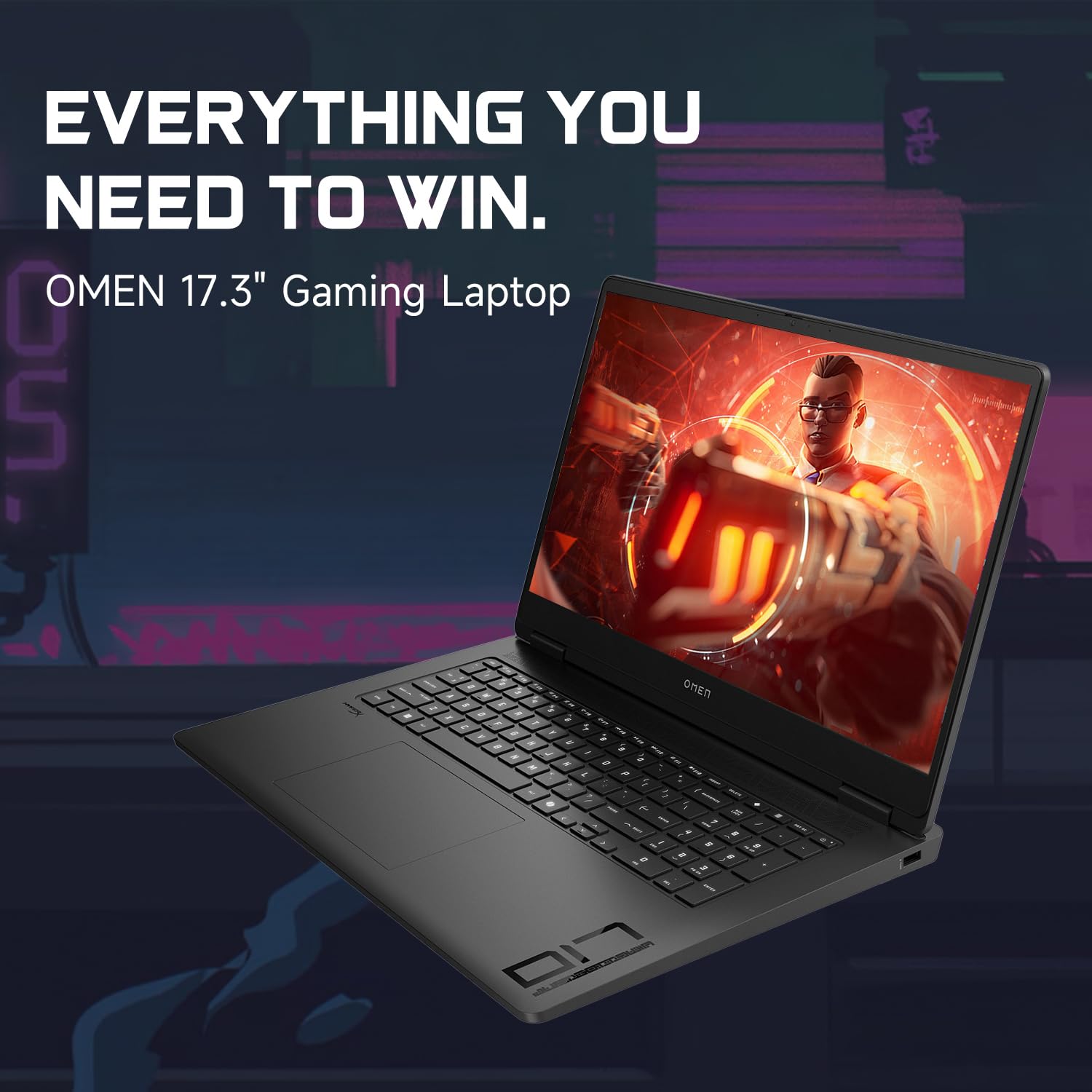 HP OMEN 17.3 RTX 5070 AI Pro Gaming Laptop, 17.3" FHD 144Hz, AMD Ryzen AI 9 365, NVIDIA RTX 5070, 64GB DDR5 RAM, 2TB SSD, RGB Backlit KB, Low Blue Light, Bundle with SD620-512GCBL
