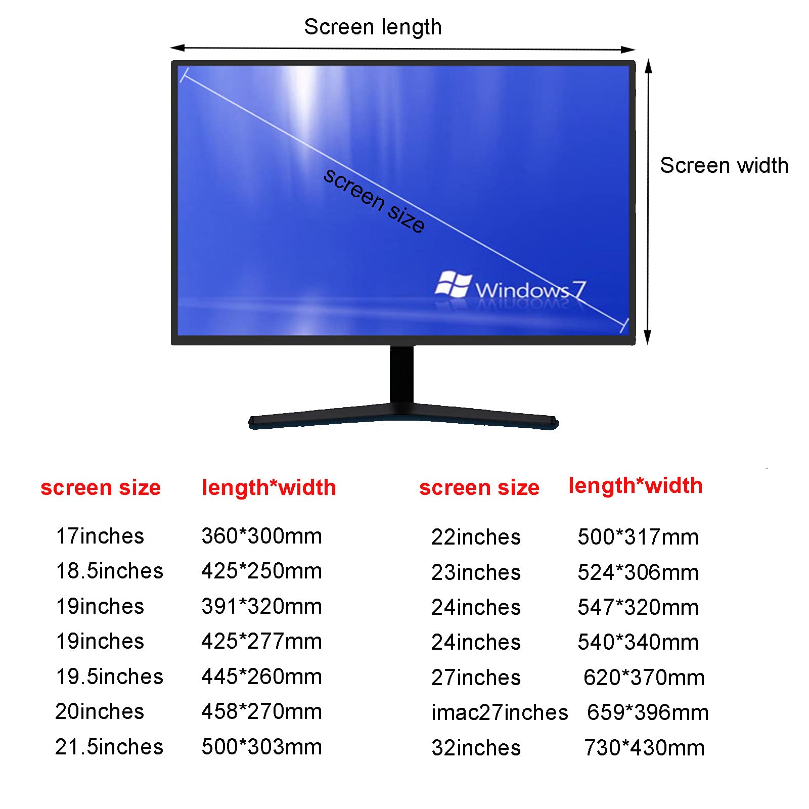 Schermo della privacy del computer portatile, filt Schermo universale anti-luce blu, proteggi schermo for monitor da tavolo facile da appendere, protezione for gli occhi, facile da pulire, adatto for