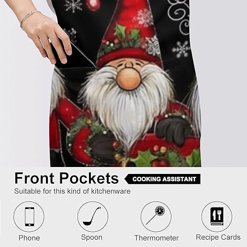 Miniatura 5 de Delantales de gnomo, duradero, cómodo, resistente, con bolsillos, para hombres y mujeres (paquete de 1), Gnome