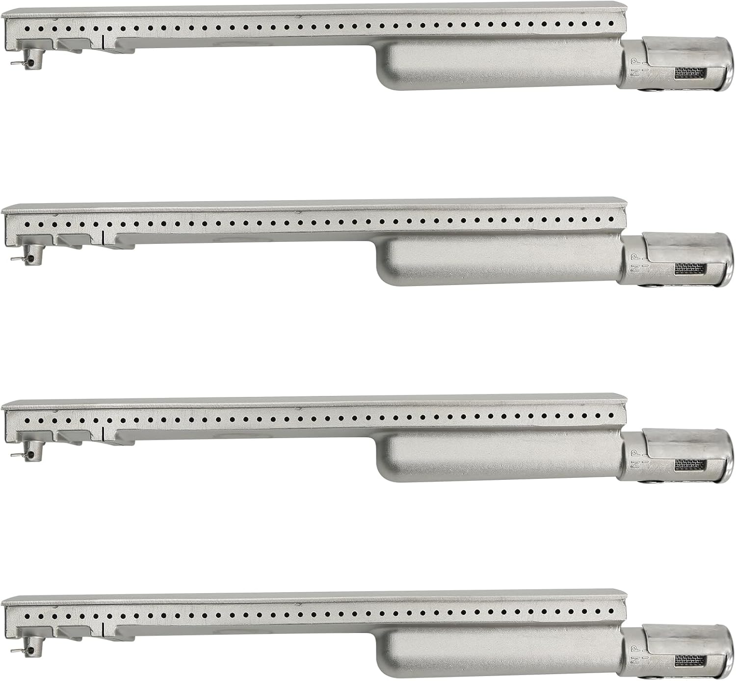 J&HYBBQ Stainless Steel Burner: 16-1/8” Quality Heavy Duty Grill Replacement Parts with Durability & Easy Installation for Bull, Cal Flame, Charbroil, Nexgrill, Beefeater & More Gas Grills