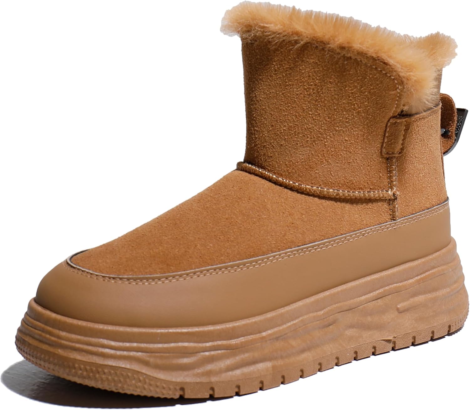 Amazon | [MIDIRO] スノーブーツ レディース ジッパー スノーシューズ ジッパー 裏起毛 ムートンブーツ 雪靴 防寒 防滑 保 ...