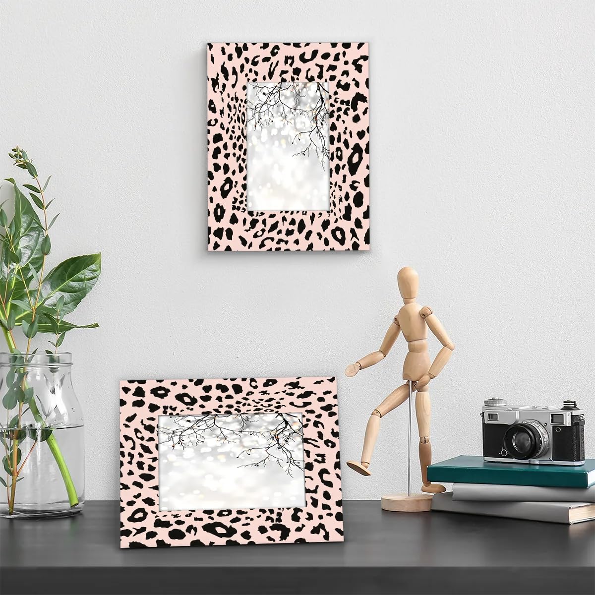 Pink Cheetah Print Frame Leopard Print Pink • Animal Print, License