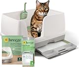 Amazon product image of Purina Tidy Cats Breeze Litter Box System Kit with Pellet Cat Litter, XL Litter Box and Litter Box Pads
