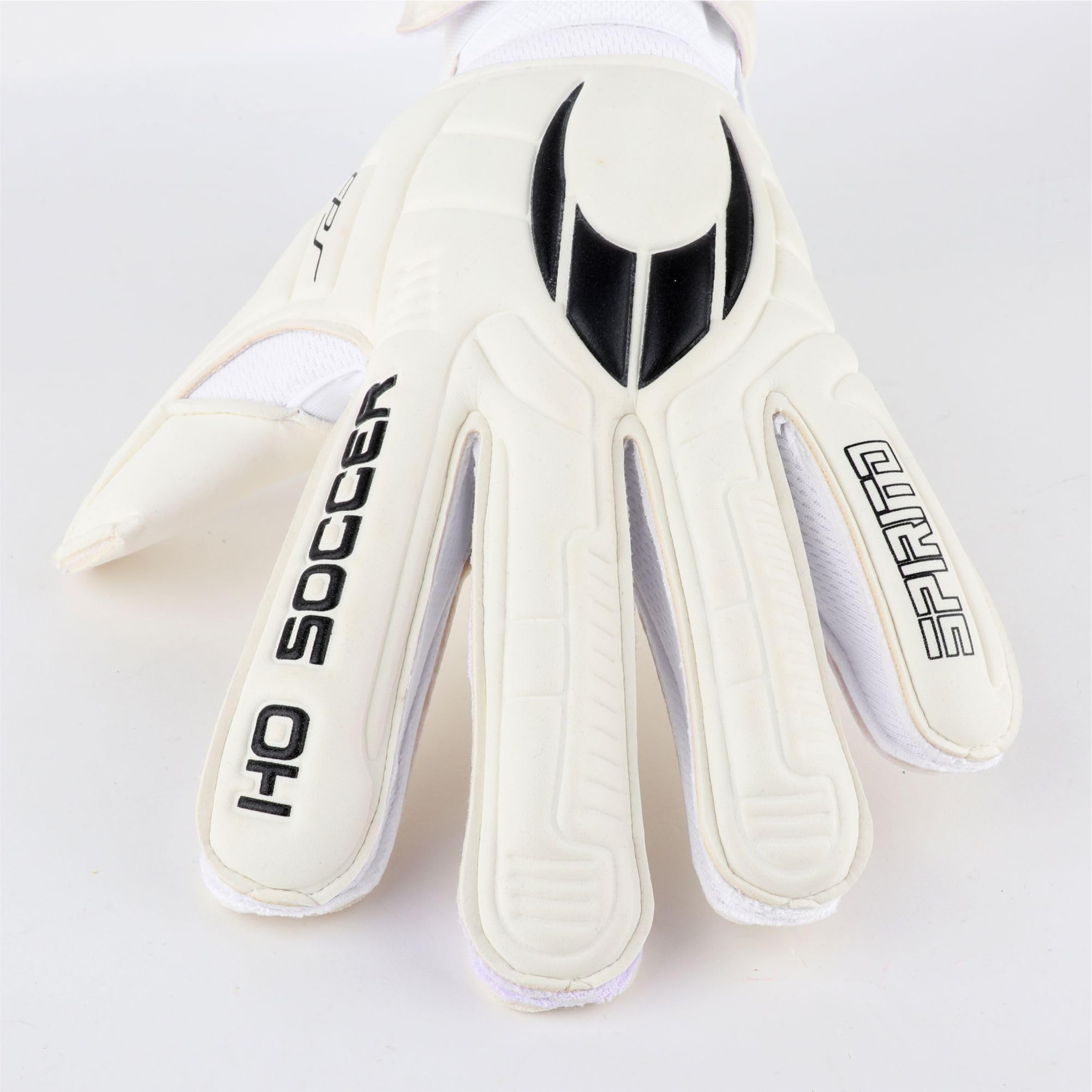 Guantes de Portero HO Soccer SPIRITO White Protek Flat Blanco