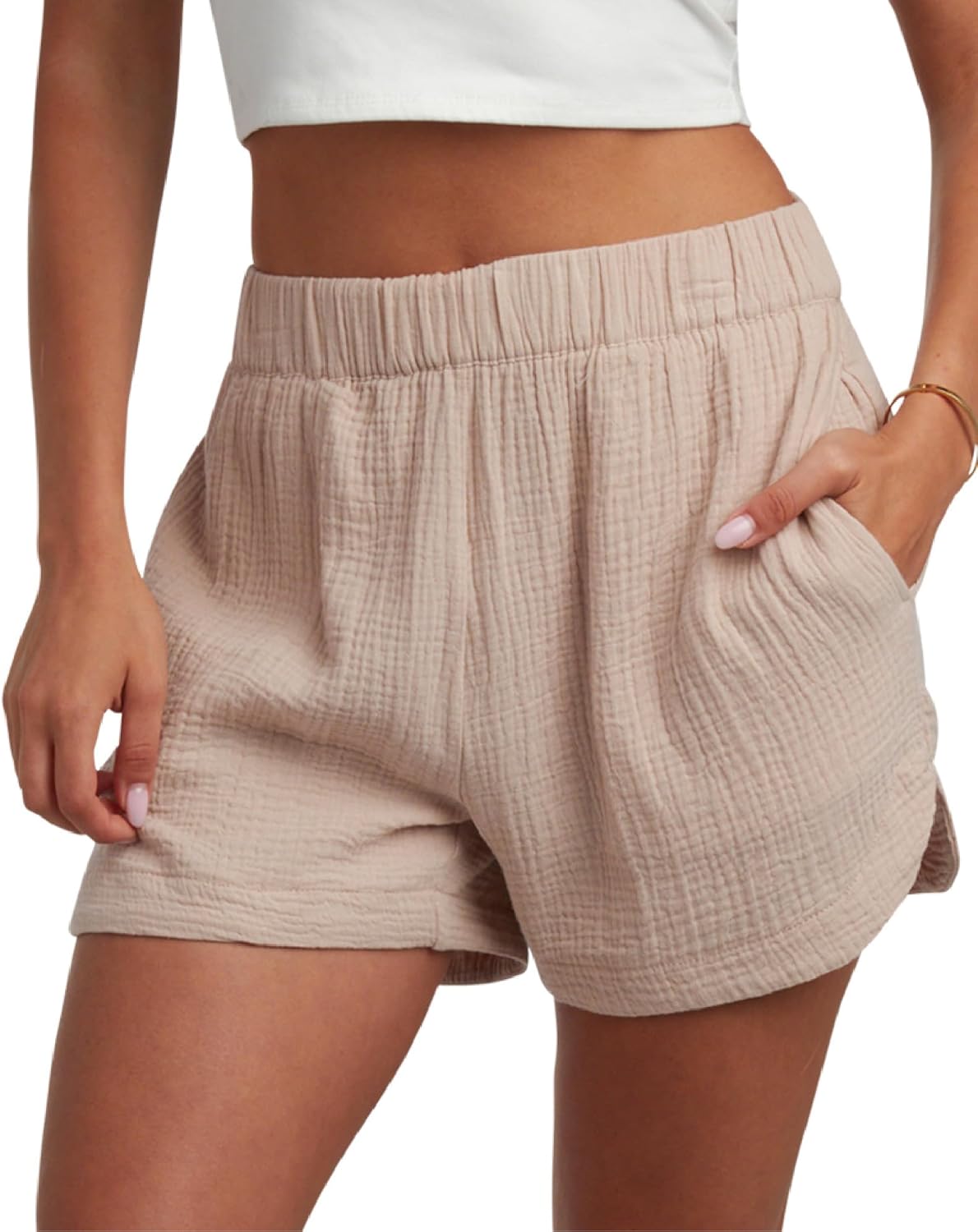Spyder Womens Shorts - Lightweight Breathable Woven Pull On Shorts for Women with Side Pockets for Casual Daily Wear