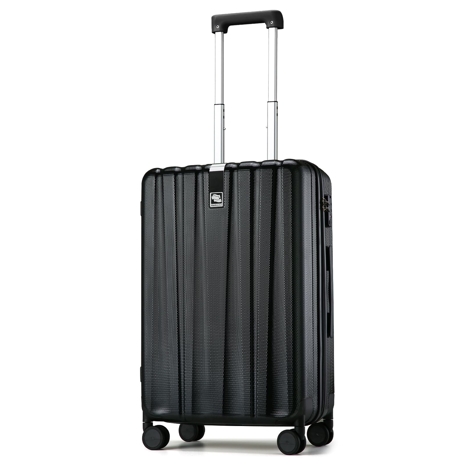 Hanke Trolley Koffer mit Rollen PC Hartschalenkoffer
