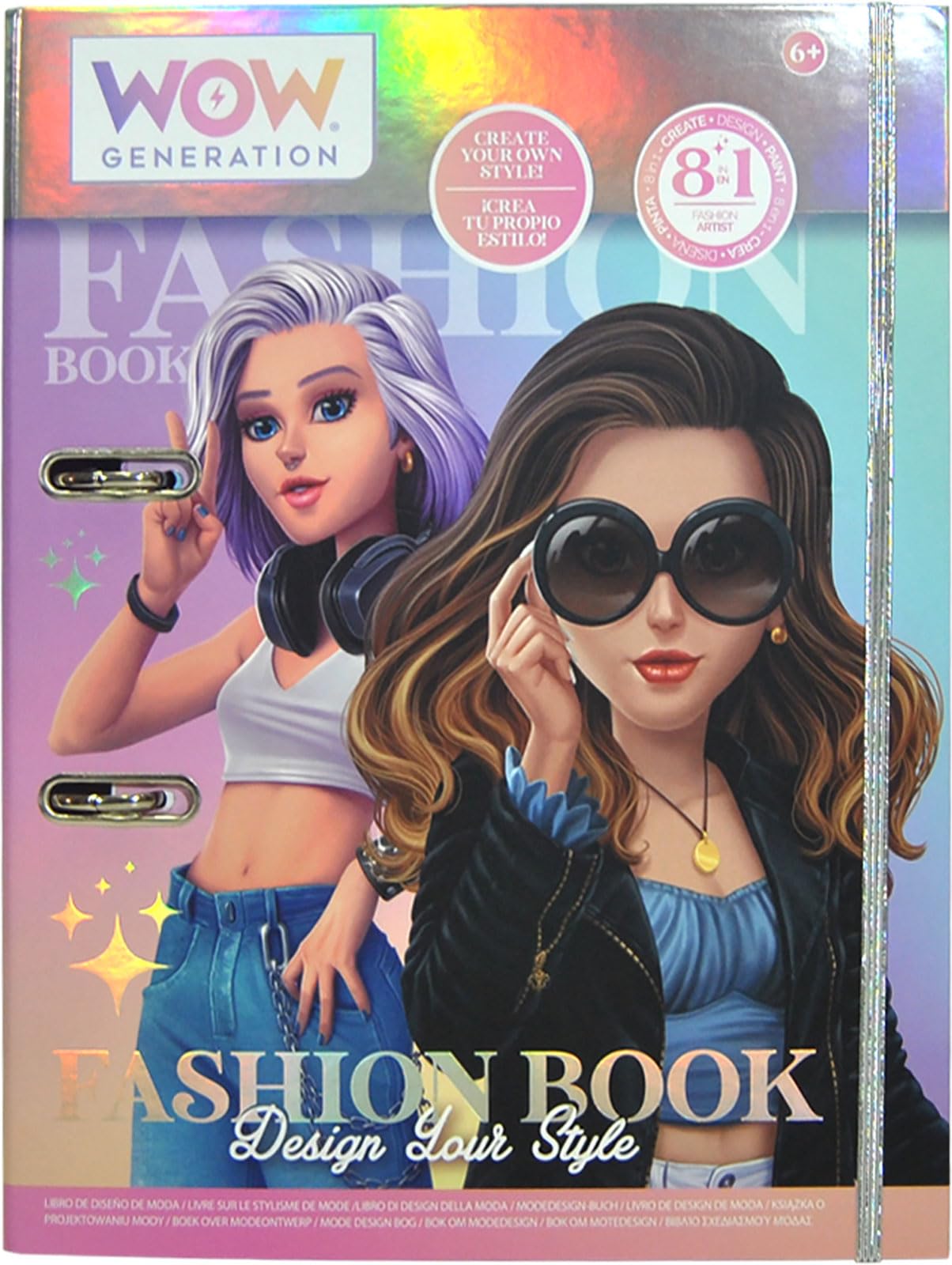 WOW GENERATION Deluxe Fashion Book Set, unico