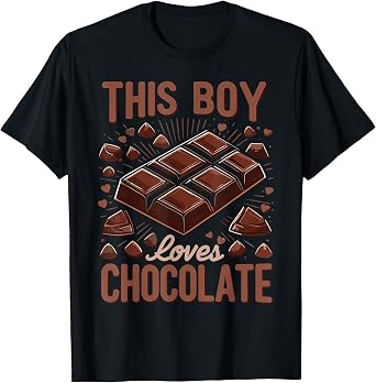 Chocolate | Dessert | This Boy Loves Chocolate T-Shirt