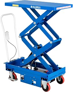 Global Industrial Battery Powered Mobile Scissor Lift Table, 40"L x 20-1/2"W, 1100 Lb. Cap.