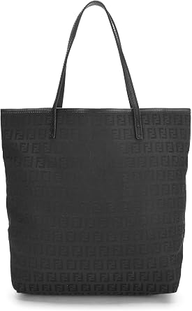 Pre-loved Black Zucchino Canvas Tote Small, Black
