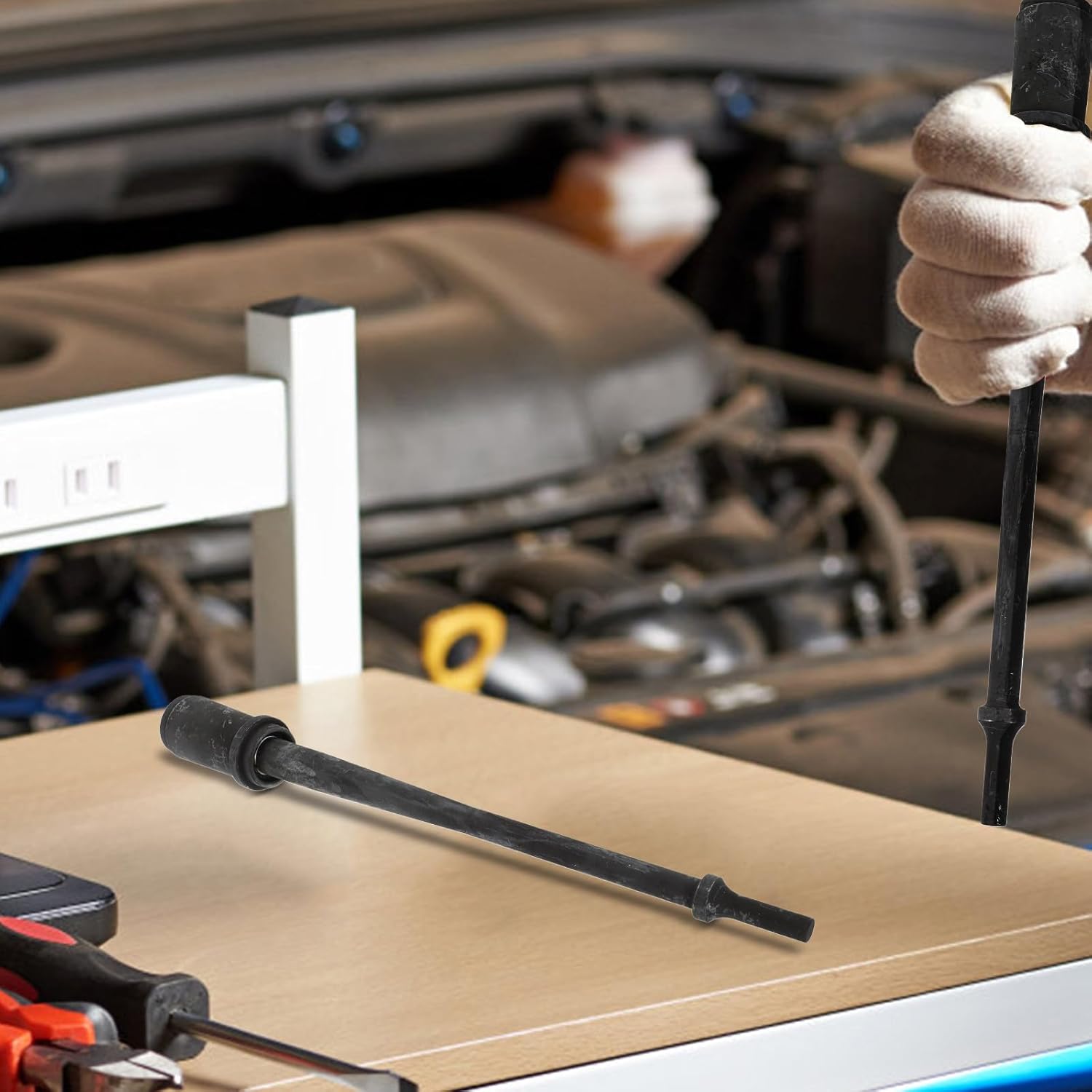 Heavy-Duty Anchor Pin Bushing Driver Tool for Brake System Maintenance Compatible Truck and Trailer Brake Systems Easy to Use Steel Construction