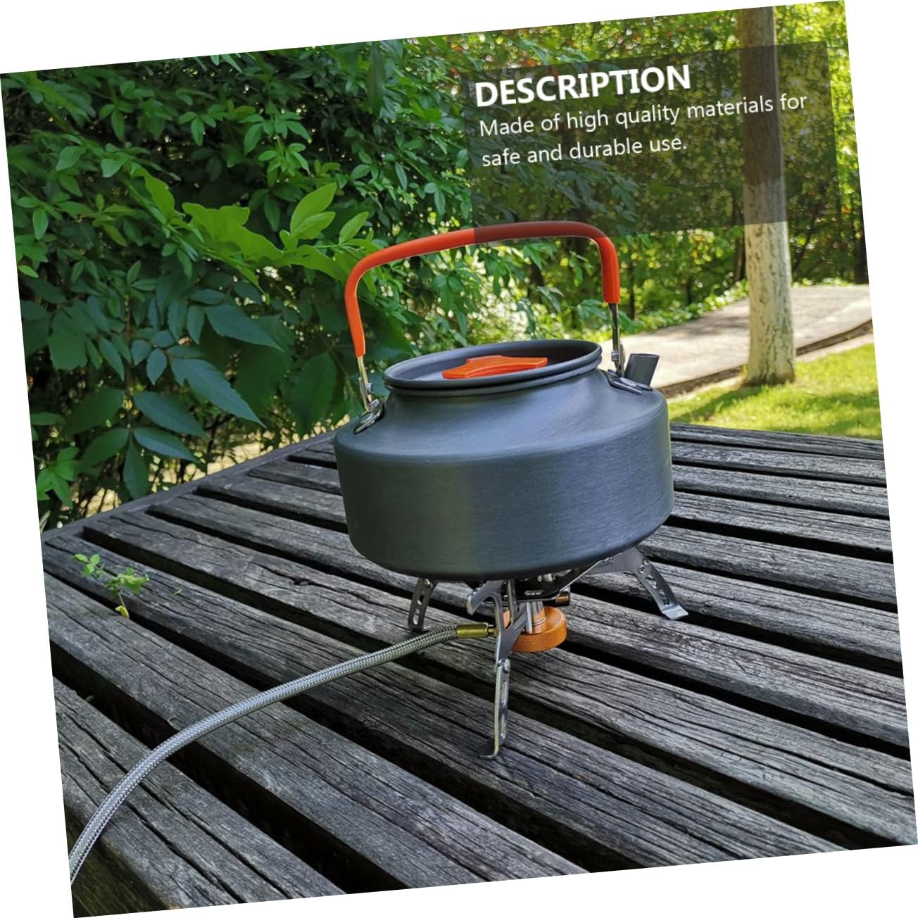 Portable Camping Cookware Person Pot Aluminum Water Kettle for Outdoor Trips