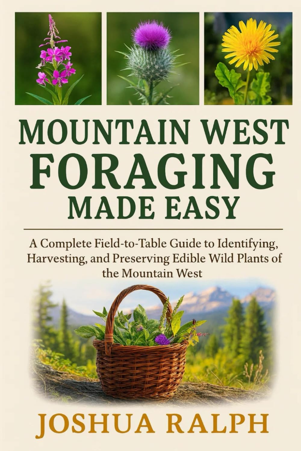 MOUNTAIN WEST FORAGING MADE EASY: A Complete Field-to-Table Guide to Identifying, Harvesting, and Preserving Edible Wild Plants of the Mountain West