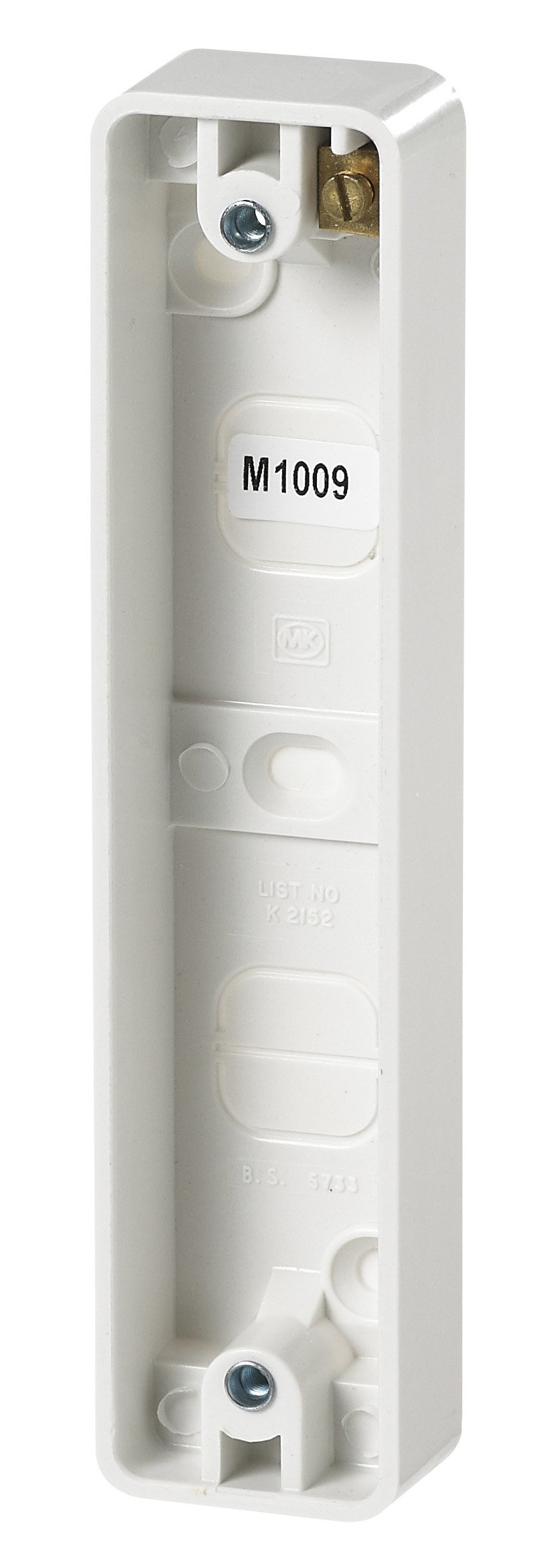 Mk K2152whi 2-Gang Architrave Box