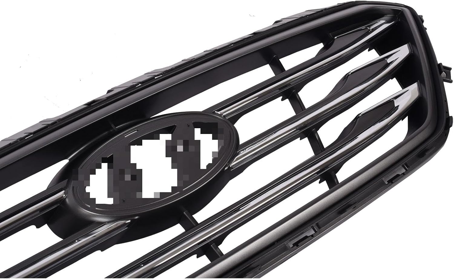 JX RACING Front Bumper Grille Upper Grill Compatible with Hyundai Sonata Sport Limited 2015 2016 2017 Bumper Grill Chrome for 86350-C2300 86350C2300