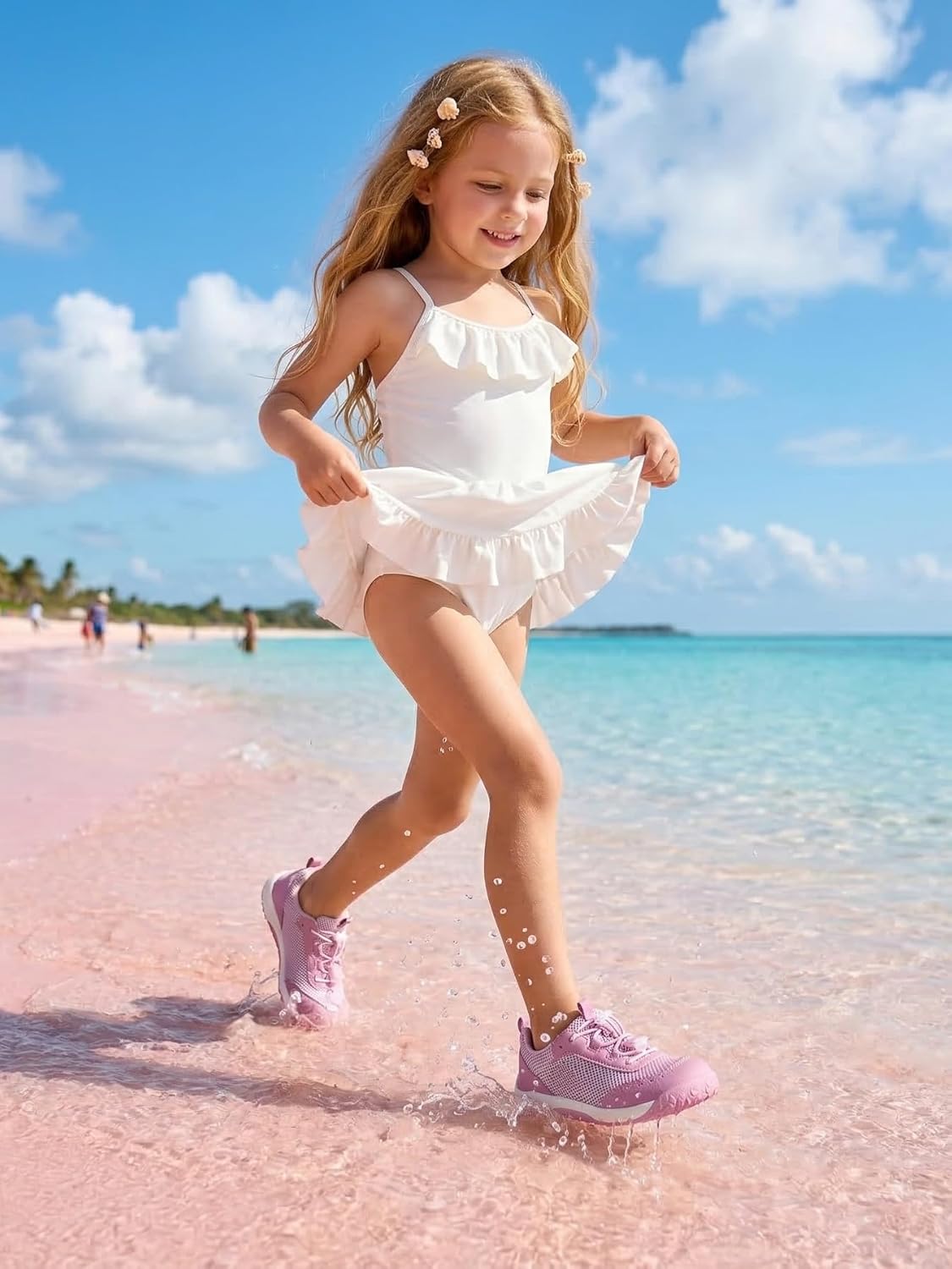 Kids Water Shoes for Boys Girls Toddler Quick-Dry Barefoot Aqua Socks for Beach Swim Pool Wide Toe Box Non-Slip