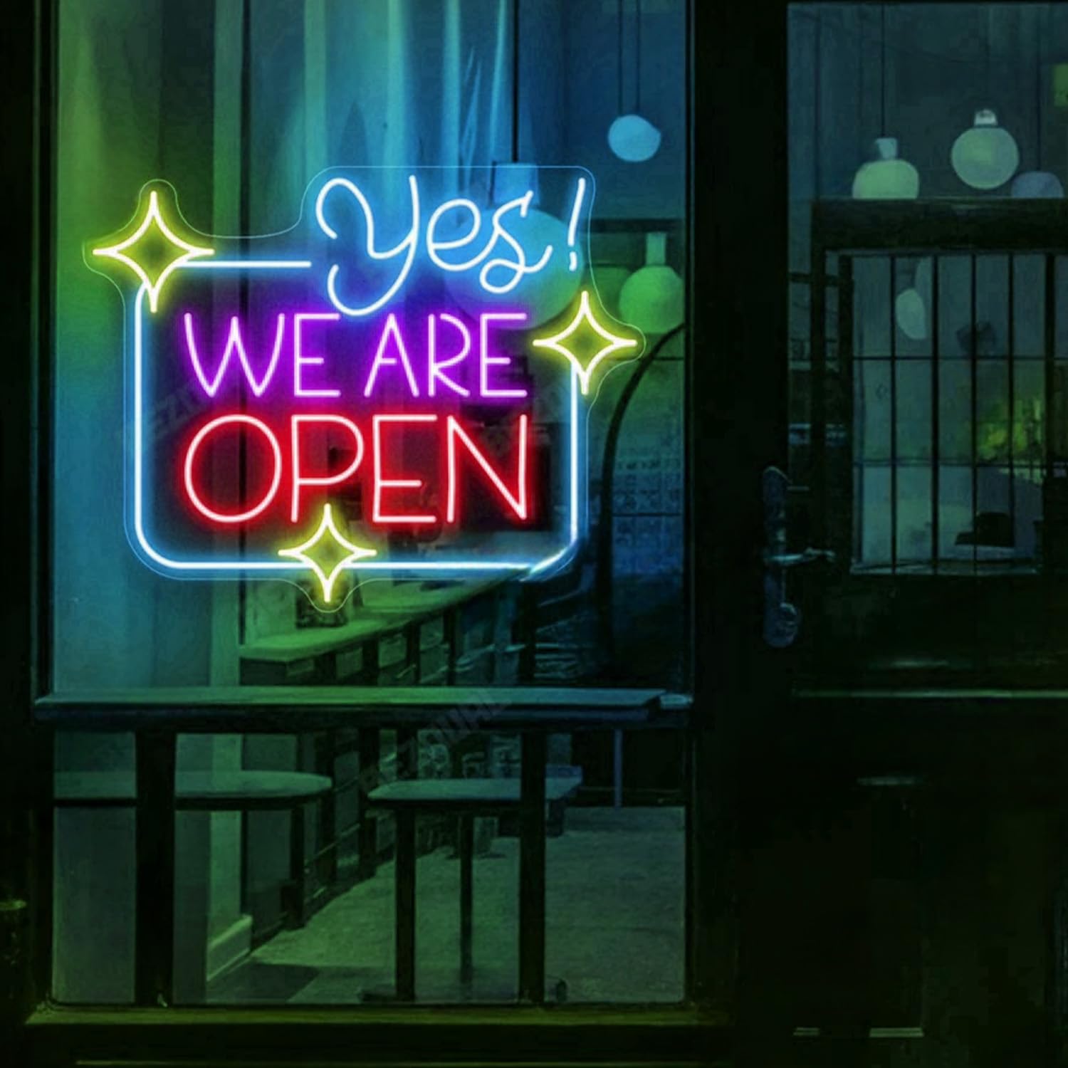 Yes We are Open Neon Sign Open Sign Come in were Open Sign Funny Open Closed Sign Open Sign for Business Custom Open Sign Open Closed Decors