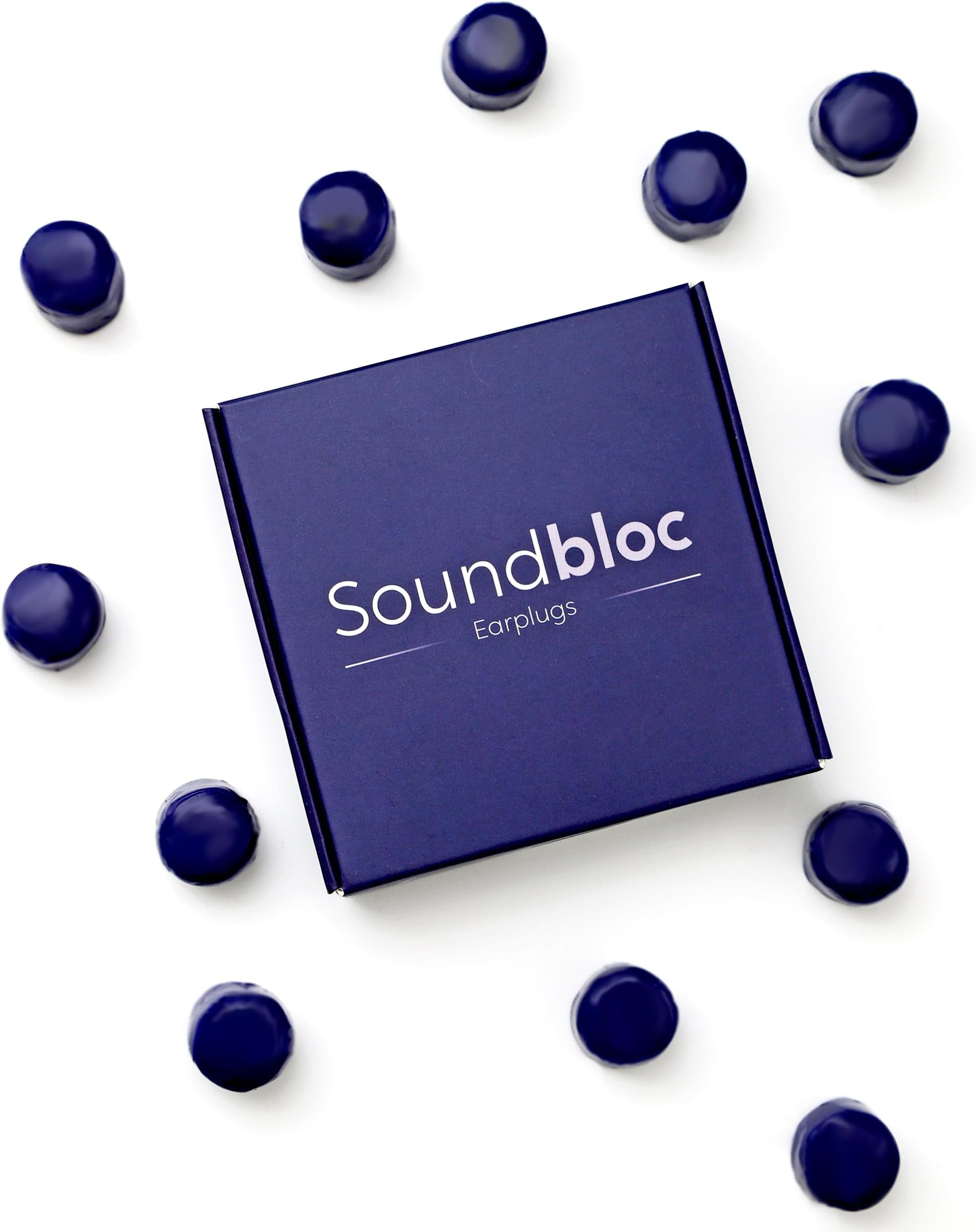 Silicone Ear Plugs for Sleeping by Soundbloc™ - 1 Year Supply (6 Pairs) - Custom Ear Plugs, Earplugs for Swimming, Soft Ear Plugs for Sleeping, Silicone Earplugs - The Earplug for Sleep Size M/L