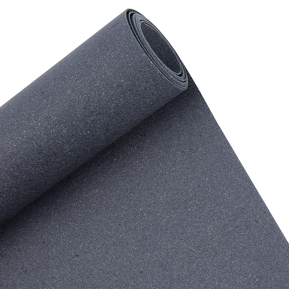 BENECREAT 150x40cm/59x15.7 Inch Leather Stiffener Roll, Black PVC Leather Roll Bag Stiffener for Bag Liners, DIY Crafts, Furniture, 0.6mm Thick