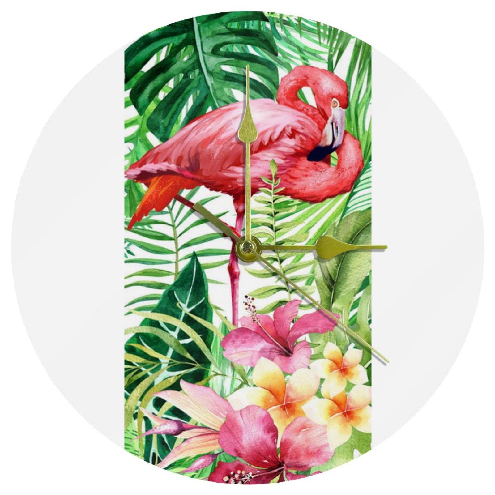 Horloge murale en acrylique flamant rose pour retrouver un sommeil calme