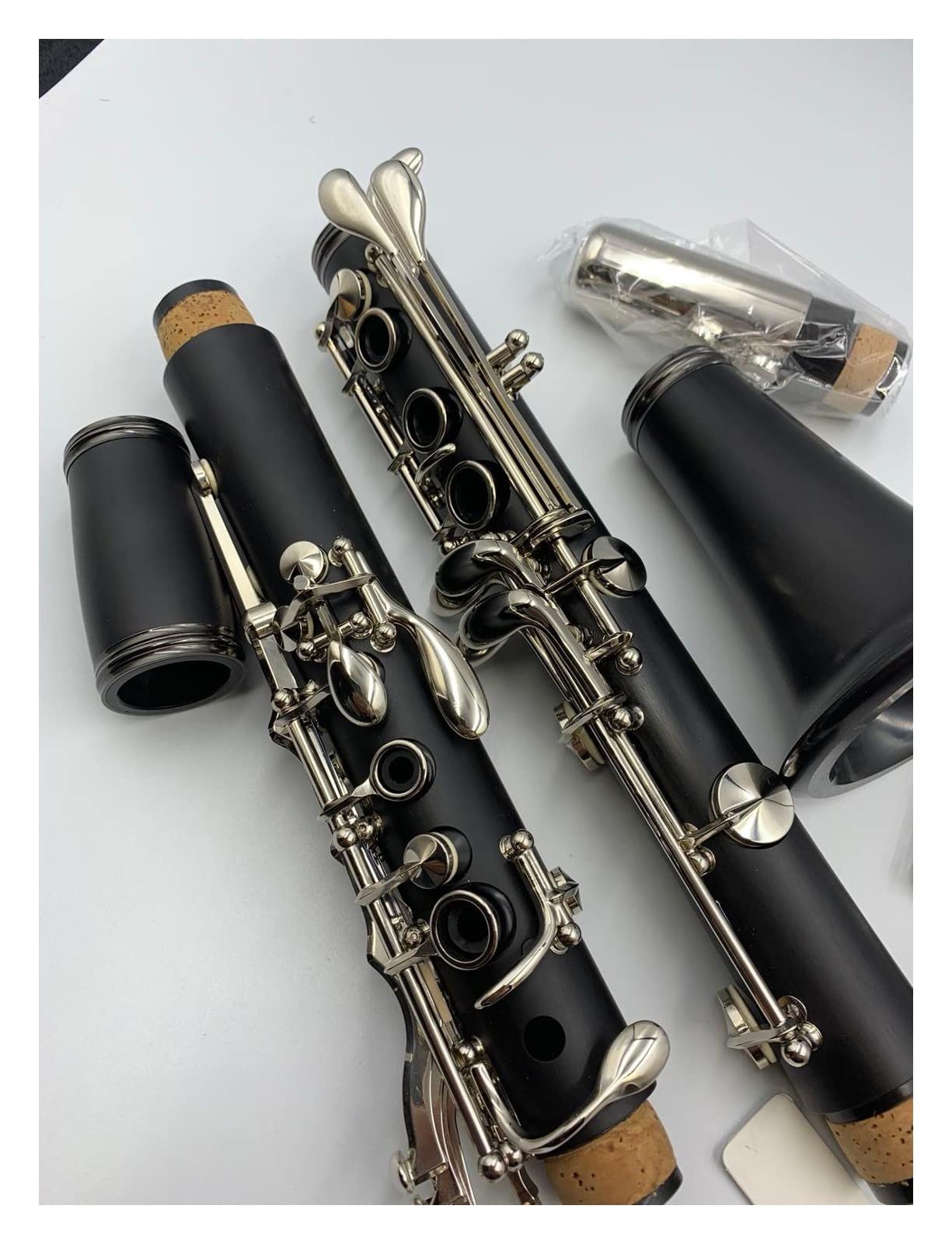 Professional Klarinette Bakelit Klarinetten Premium Professional Klarinette Versilberte Tasten 17 Tasten Mit Etui Mundstück