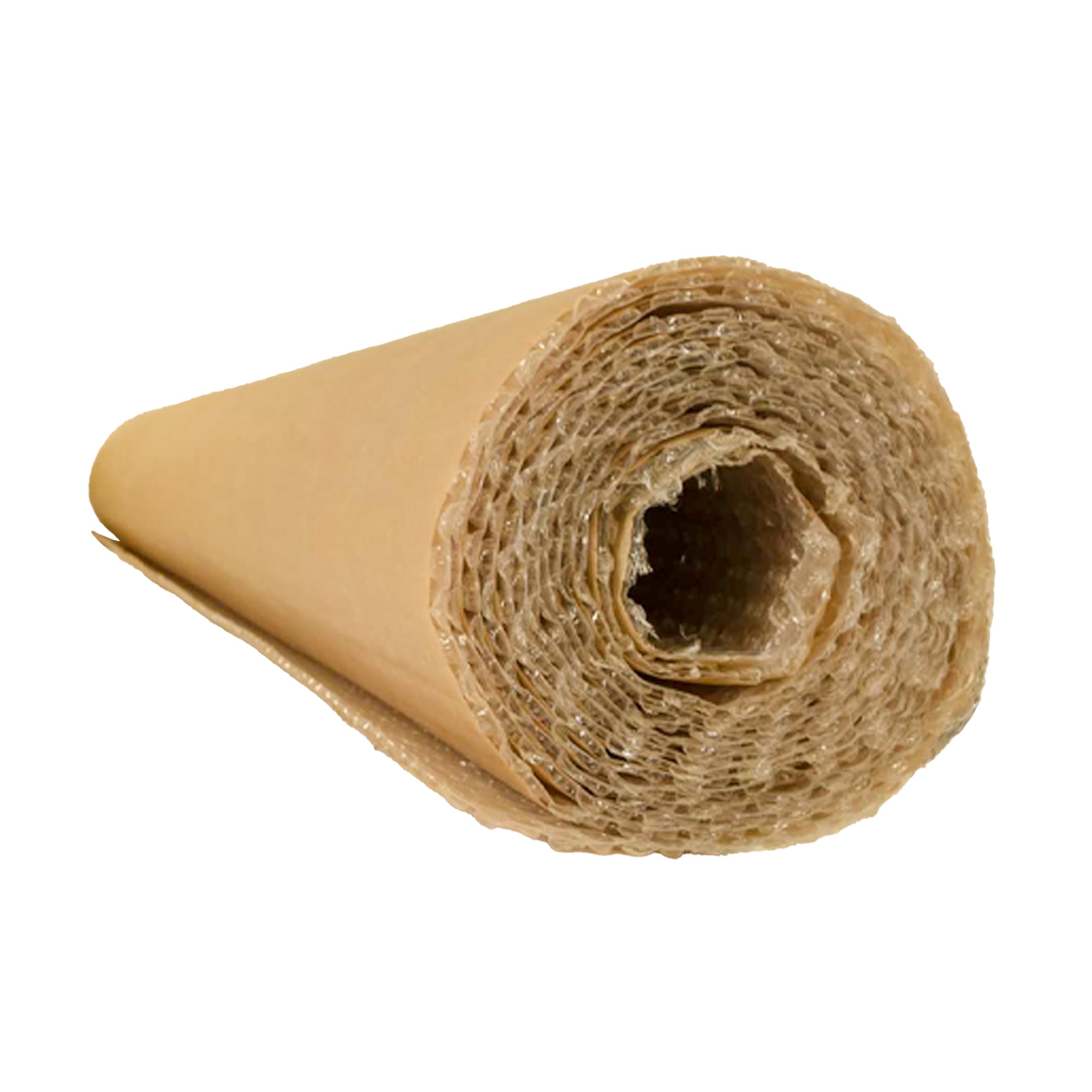 Rollo Papel Burbuja Kraft | 120cm x 25m | Protector de Embalaje con Acolchado de Aire | Ideal para Mudanzas, Almacenaje y Envíos | Papel Kraft con Burbuja para Embalaje Seguro