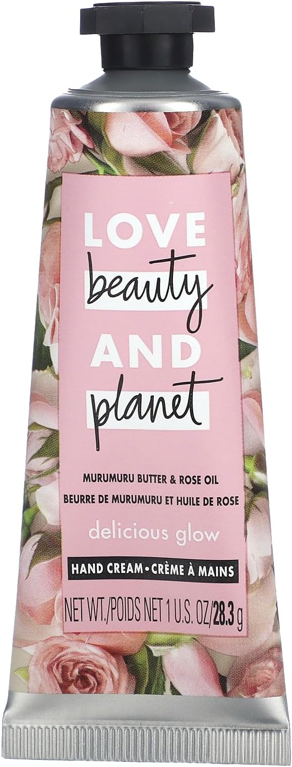 Love Beauty and Planet Murumuru Butter & Rose Delicious Glow Hand Cream Body Lotion - Rose - 1oz - Pack of 2