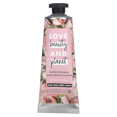 Love Beauty and Planet - Crema corporal de mantequilla de Murumuru y rosa Delicious Glow - Rosa - 1 oz - Paquete de 2