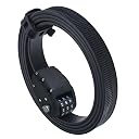 OTTOLOCK OTTOLOCK Steel & Kevlar Combination Bike Lock | Lightweight, Compact, Durable Design | Ideal for Cycling & Outdoor Gear (Stealth Black, 60 inch) gallery image