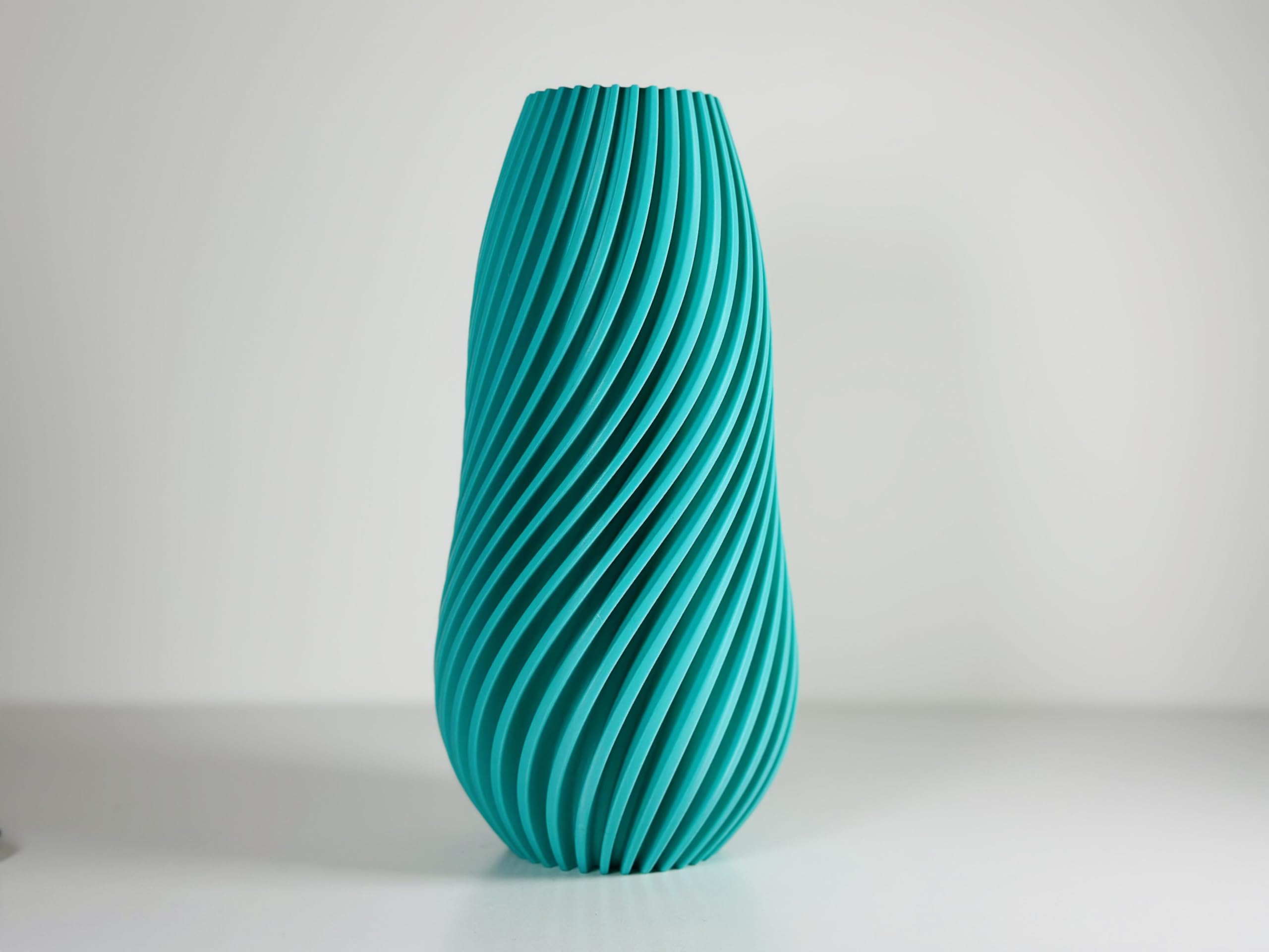 Vase Déméter vert menthe vase moderne de 15 cm qui ne raye pas vos meubles pour fleurs séchées