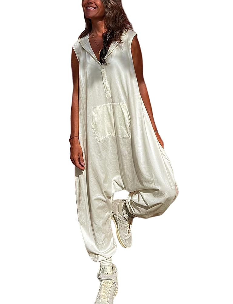 パンツ Camphor wood cut off  jump suit Amazon.com: Tanming Hooded Jumpsuits for Women Casual