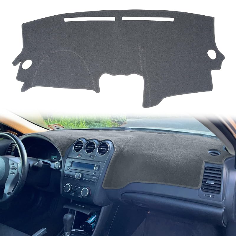 Capa para Painel sob Medida para Nissan Altima Sedan e Coupé 2007 a 2012 puxhig Cinza-escuro