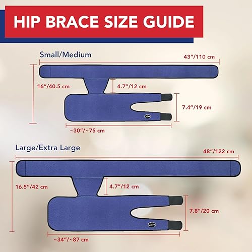 Miniatura 8 de Dr. Arthritis Soporte estabilizador de cadera para hombres y mujeres, manga de compresión de muslo y soporte de cadera para recuperación muscular,