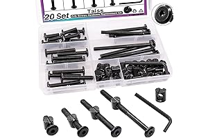 Taiss 20 Set Crib Hardware Screw Set M6 for Beds