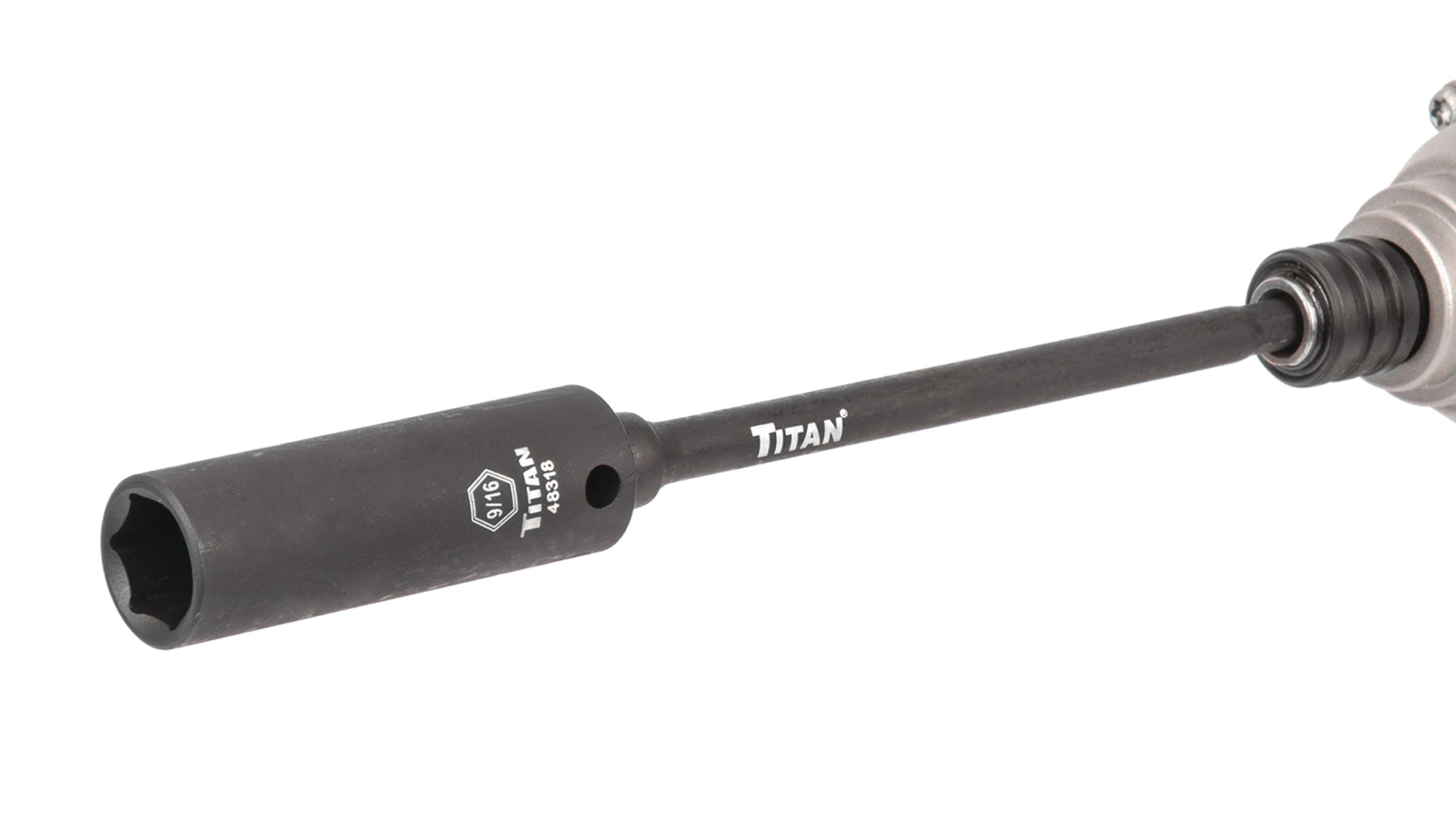 Snapklik.com : Titan 49006 6" Impact Wobble Socket Adapter Set