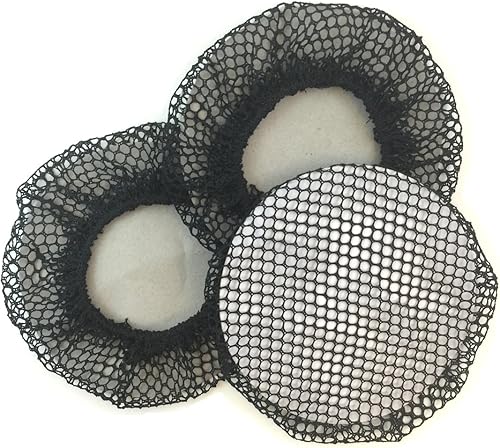 Skins reutilizable Moño Bun Pelo Nets para Dancers 3unidades