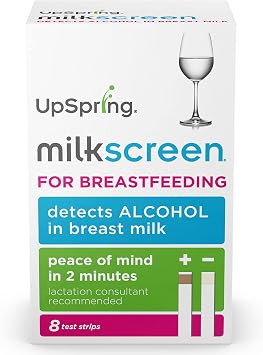 Upspring Milkscreen Test Strips To Detect Alcohol In Breast Milk - At-Home  Test For Breastfeeding Moms, Simple Breast Milk Alcohol Dip Test With  Accurate Results In 2 Minutes, 8 Test Strips : Health & Household -  Amazon.com