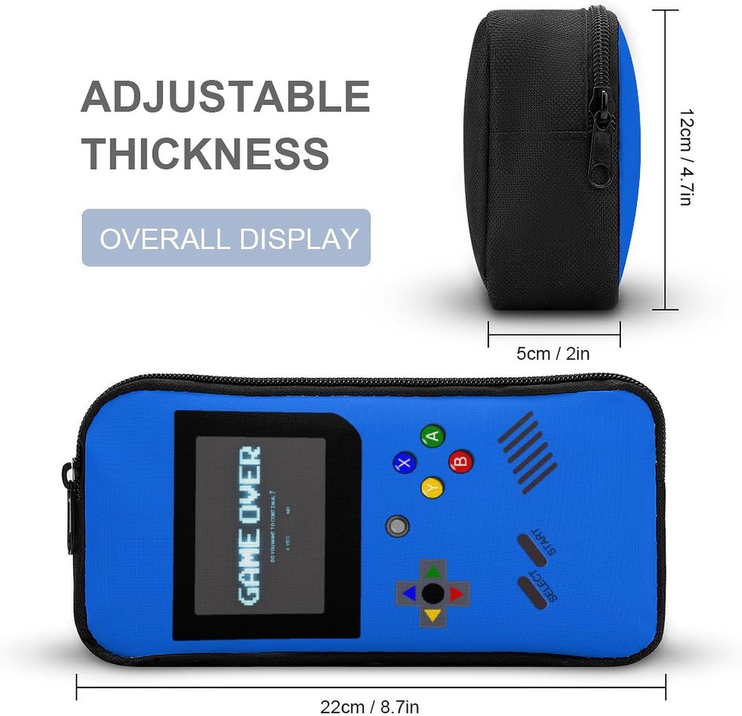 Personalized School Backpack for Kids with Name Game Backpack for Children Teens Elementary Middle School, 3pcs Boys Bookbag With Lunch Box And Pencil Case