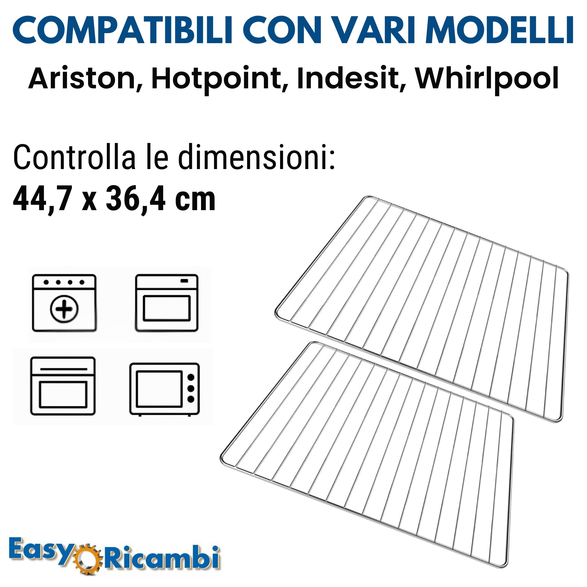 Griglia ariston per forno 447 x 364 mm - Homely - Ricambi e riparazioni