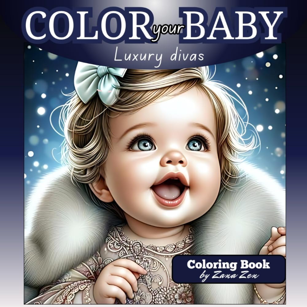Amazon.com: Color your Baby, Luxury divas: Coloring book for adults