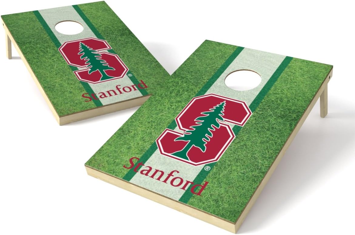 NCAA College Oklahoma Sooners 2x3 Wood Tailgate Toss Platinum College Field, Multicolor, 24x36' : Sports & Outdoors