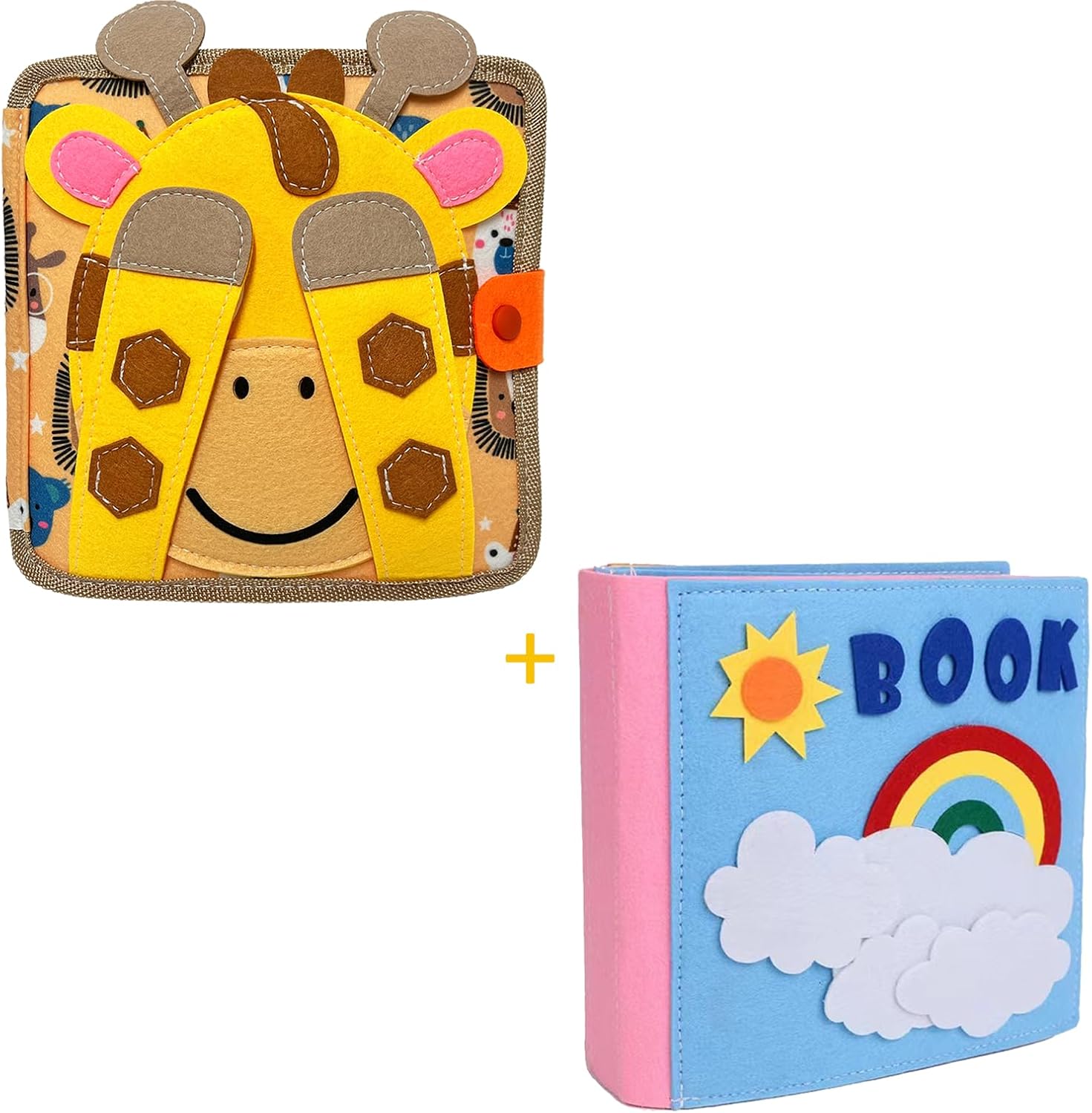 Cobelae Montessori Busy Book for Toddlers 1-3 Montessori Toys Busy Board for Toddlers