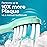 Aoremon Toothbrush Replacement Heads for Sonciare C3 - Brush Heads for Philips Sonicare 2 Series 3 Series ProtectiveClean 4100 5100 6100 DiamondClean FlexCare HealthyWhite G3 W3 C2 G2 C1,4 Count,Black