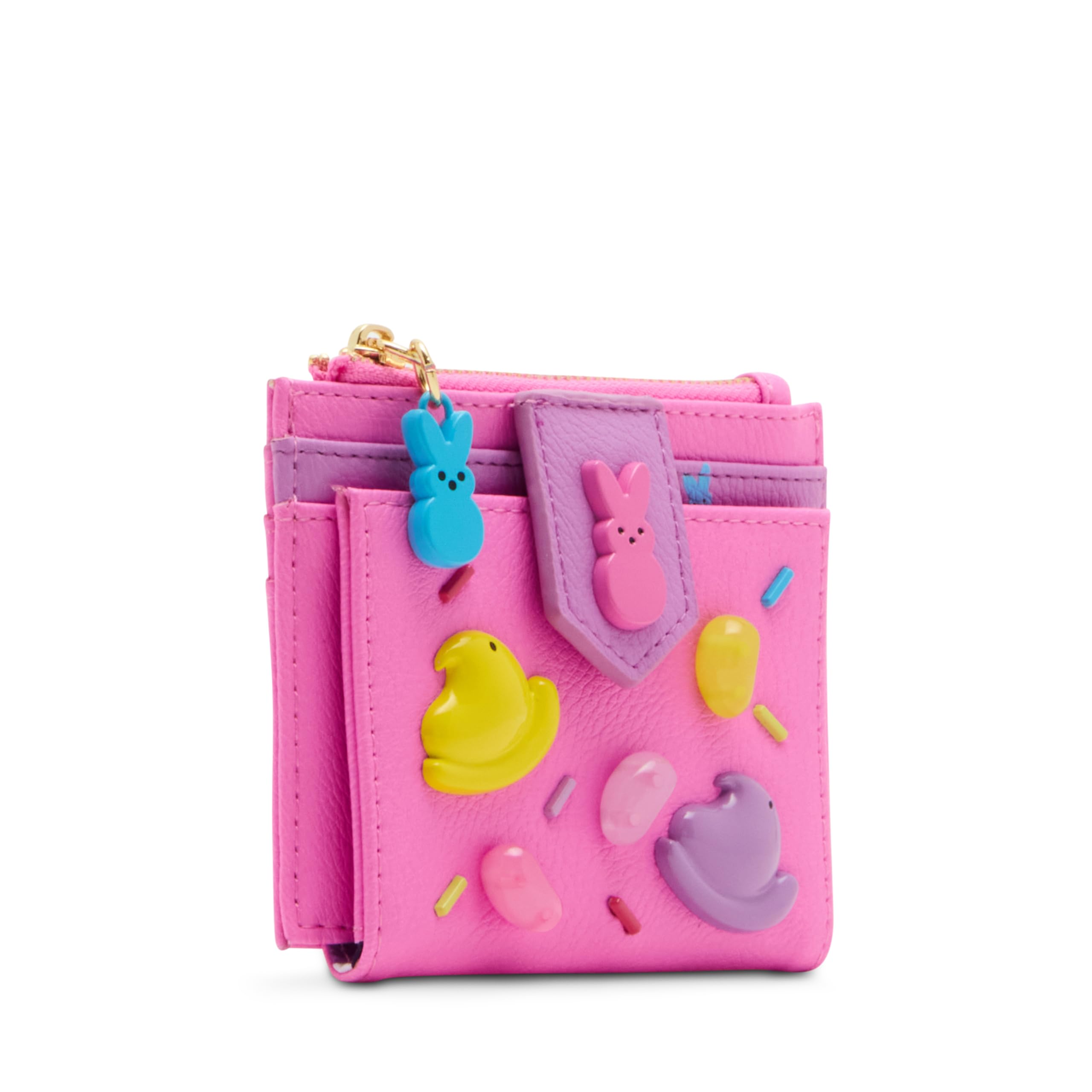 Betsey Johnson Women's x Peeps Bifold Wallet, Pink Multi, One Size
