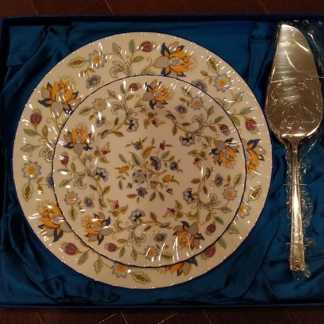 2 英国製 ミントン ハドンホール B&B プレート ラージ（31.5×29×3.5