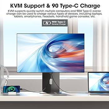 ディスプレイ・モニター本体 KOORUI 27\" OLED 240Hz OLED 2560 x 1440 KOORUI 27 Inch OLED Gaming Monitor, 1440P 240Hz Computer