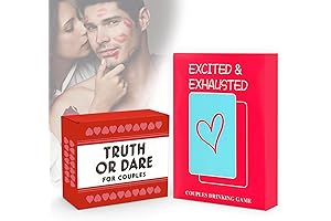 Couples Drinking Game for Adults: Excited & Exhausted