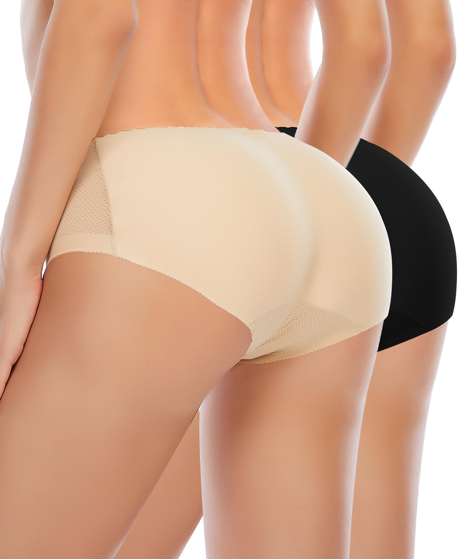 DERCA Butt Enhancer Hip Pads Lace Padded Boyshorts